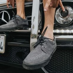 TUK-A9528 Grey Suede D-Ring VLK Sneaker 10 TUK-A9528 Grey Suede D-Ring VLK Sneaker