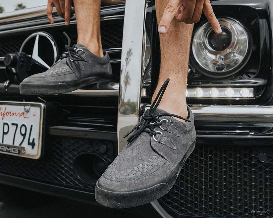 TUK-A9528 Grey Suede D-Ring VLK Sneaker 5 TUK-A9528 Grey Suede D-Ring VLK Sneaker