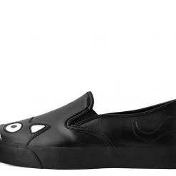 TUK-A9530L Black Kitty Slip On Sneaker Women