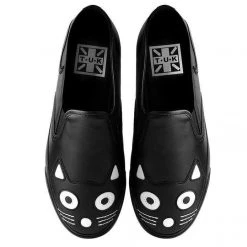 TUK-A9530L Black Kitty Slip On Sneaker Women