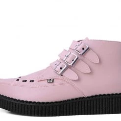TUK-A9566 Pink TUKskin™ 3 Buckle Pointed Creeper Boot