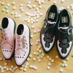 TUK-A9566 Pink TUKskin™ 3 Buckle Pointed Creeper Boot