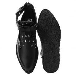 TUK A9574L Black TukSkin Western Pointed Open Bootie Women