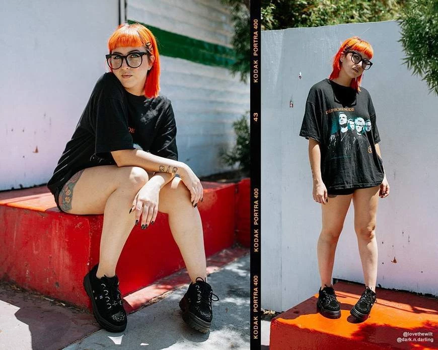 TUK-A9585L Black Suede Wave Platform Creeper Sneaker 7 TUK-A9585L Black Suede Wave Platform Creeper Sneaker