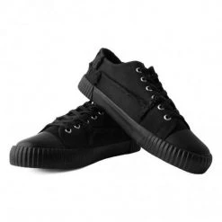Women TUK-A9589 Black Canvas Low Top Sneaker