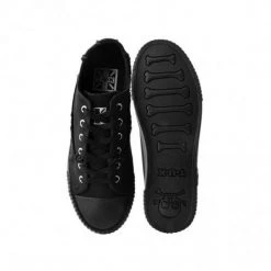 Women TUK-A9589 Black Canvas Low Top Sneaker