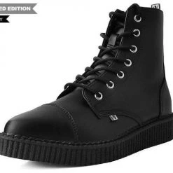 Women TUK A9636 Black TUKskin⢠Pointed Lace Up Boot