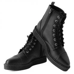 Women TUK A9636 Black TUKskin™ Pointed Lace Up Boot