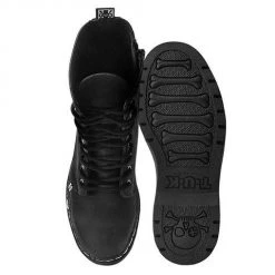 TUK A9647 Black 10-Eye Gibson Boot Women