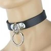 Funk Plus 3/4" BLACK LEATHER CHOKER