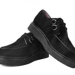TUK D9760 Black Suede 1970 Original Creeper Women