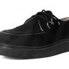 TUK D9760 Black Suede 1970 Original Creeper Women