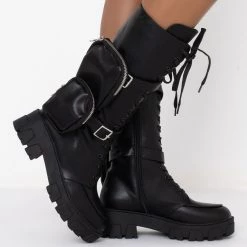 Azalea Wang - Danger Mid Calf Boot New