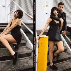 TUK-F7270 Black Suede Viva II Low Creeper Women