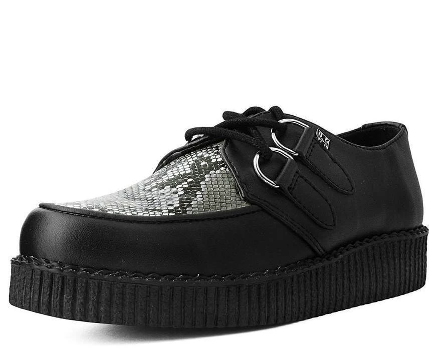 Women TUK-F9672 Black & Grey Snake Viva II Low Creeper 1 Women TUK-F9672 Black & Grey Snake Viva II Low Creeper