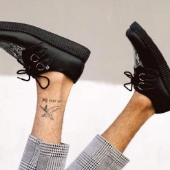 Women TUK-F9672 Black & Grey Snake Viva II Low Creeper 18 Women TUK-F9672 Black & Grey Snake Viva II Low Creeper