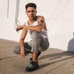 Women TUK-F9672 Black & Grey Snake Viva II Low Creeper 19 Women TUK-F9672 Black & Grey Snake Viva II Low Creeper