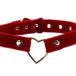 Funk Plus Halloween HEART RING VELVET CHOKER