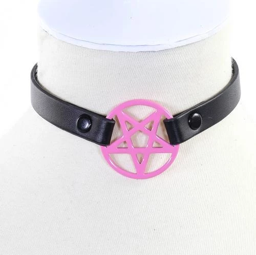 Funk Plus Halloween Pentagram Choker 2 Funk Plus Halloween Pentagram Choker