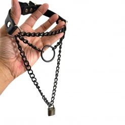 Funk Plus Long Chain Lock Choker Halloween