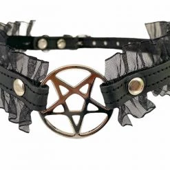 Funk Plus Penta Lace Short Posture Collar Fetish