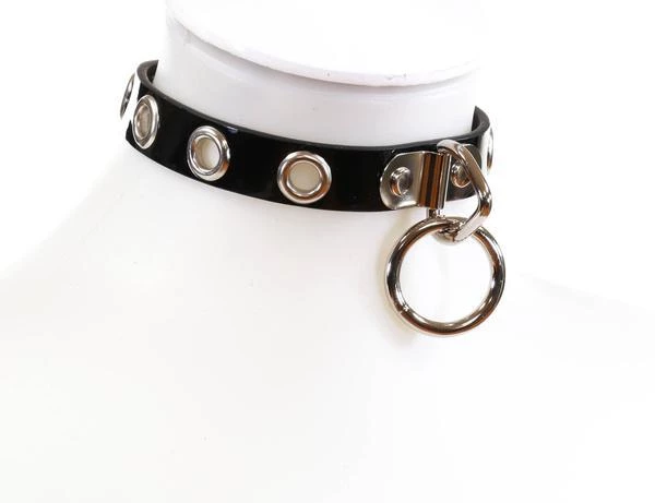 Funk Plus EYELET SUB BONDAGE CHOKER 2 Funk Plus EYELET SUB BONDAGE CHOKER