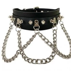 Funk Plus Halloween Spike Chain Sub Bondage Choker