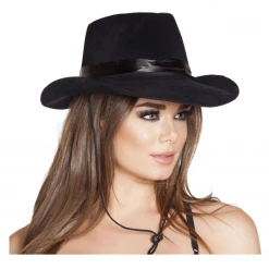 Roma Women Black Cowboy Hat