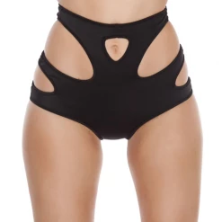 Roma Women Cut Out High Waisted Shorts