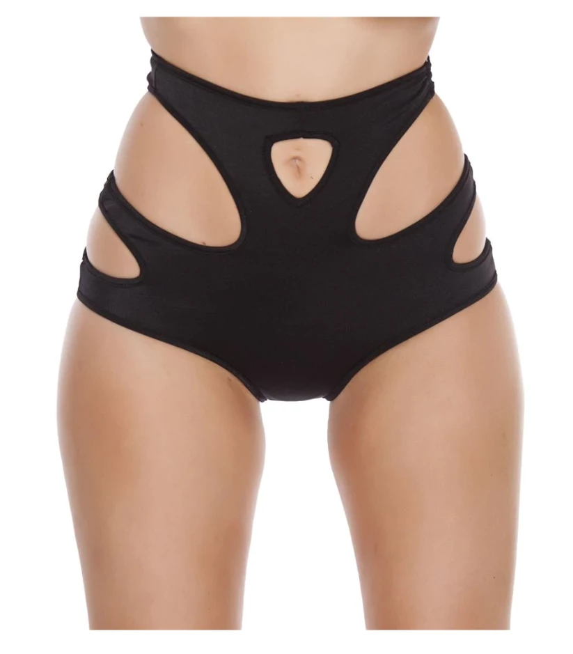 Roma Women Cut Out High Waisted Shorts 1 Roma Women Cut Out High Waisted Shorts