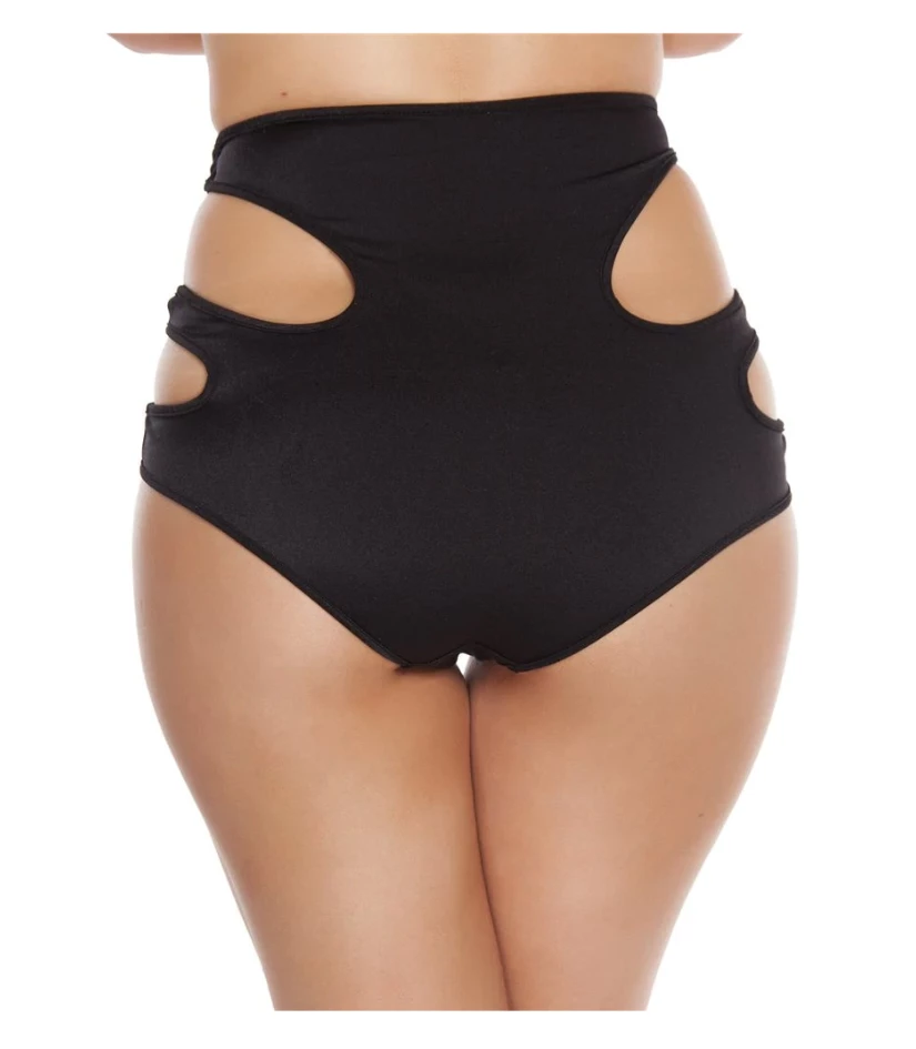 Roma Women Cut Out High Waisted Shorts 2 Roma Women Cut Out High Waisted Shorts