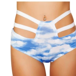 Roma Women High-Waisted Strapped Shorts