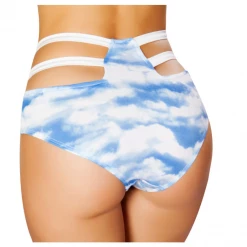 Roma Women High-Waisted Strapped Shorts