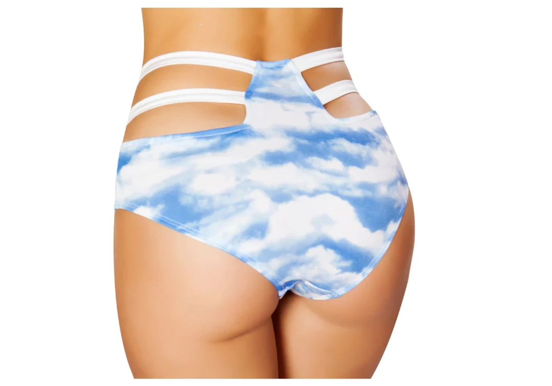 Roma Women High-Waisted Strapped Shorts 2 Roma Women High-Waisted Strapped Shorts