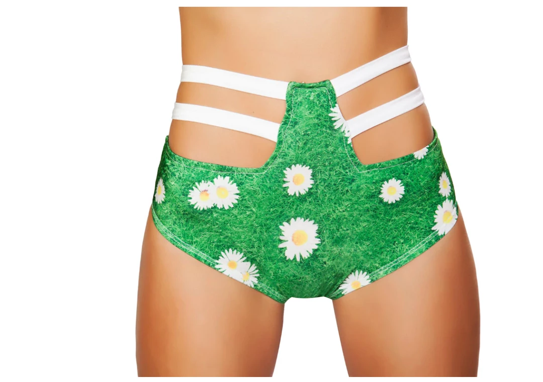 Roma Women High-Waisted Strapped Shorts 3 Roma Women High-Waisted Strapped Shorts