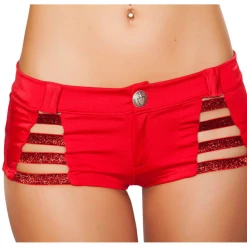 Roma Shiny Strap Detail Shorts