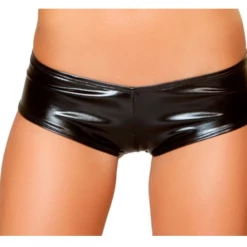 Roma Metallic Pucker Back Mini Short