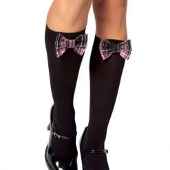Roma Knee High Stocking With Bow Women