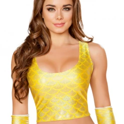 Roma Women Mermaid Cropped Top