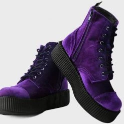 TUK V9656L Violet Velvet Viva Mondo Boot Women