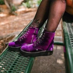TUK V9656L Violet Velvet Viva Mondo Boot Women