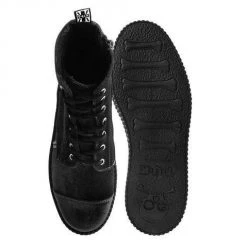 TUK V9758L Black Velvet 7-Eye Viva Mondo Boot