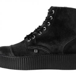 TUK V9758L Black Velvet 7-Eye Viva Mondo Boot