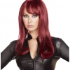 Roma Burgundy Wig With Bangs