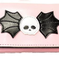 Funk Plus Halloween Skull And Wing Patched Wallet