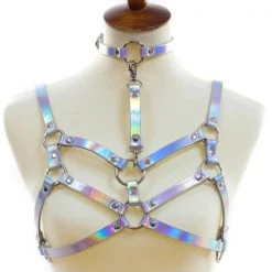 Funk Plus Double Strap Harness With Choker Festival
