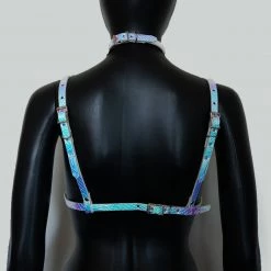 Funk Plus Double Strap Harness With Choker Festival