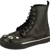 Women TUK-A6570L Black Kitty Sneaker Boot