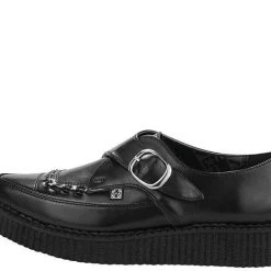 Women TUK-A8520 Pointed Buckle Creepers