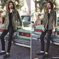 Women TUK-A8520 Pointed Buckle Creepers